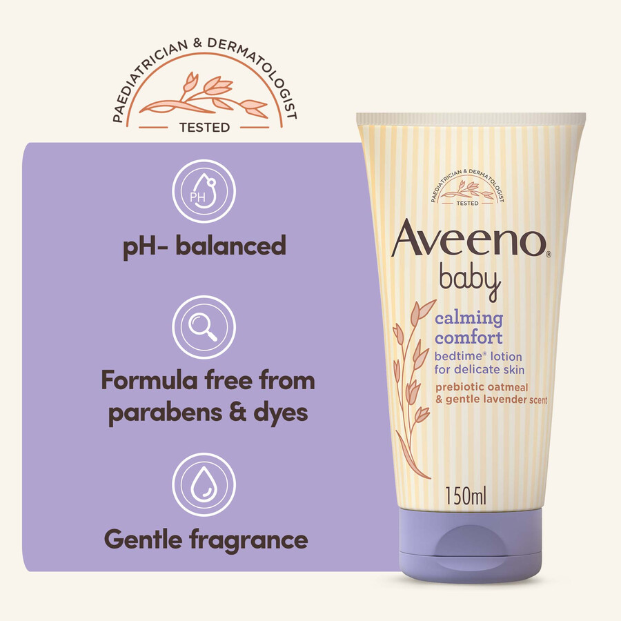 aveeno baby beruhigende schlafenszeitlotion aveeno