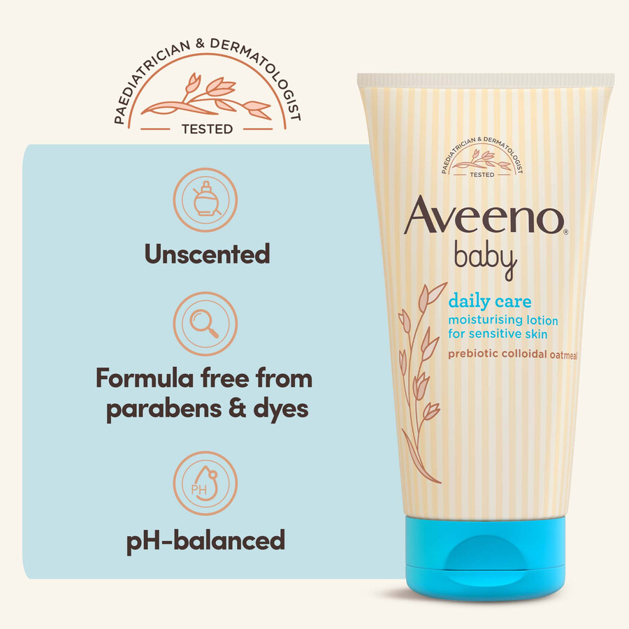 tägliche babypflegelotion für normale und trockene haut aveeno baby