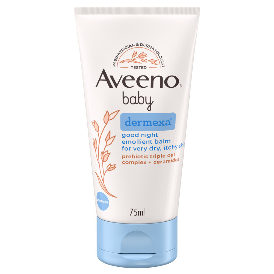 dermexa gute-nacht-pflegebalsam aveeno baby