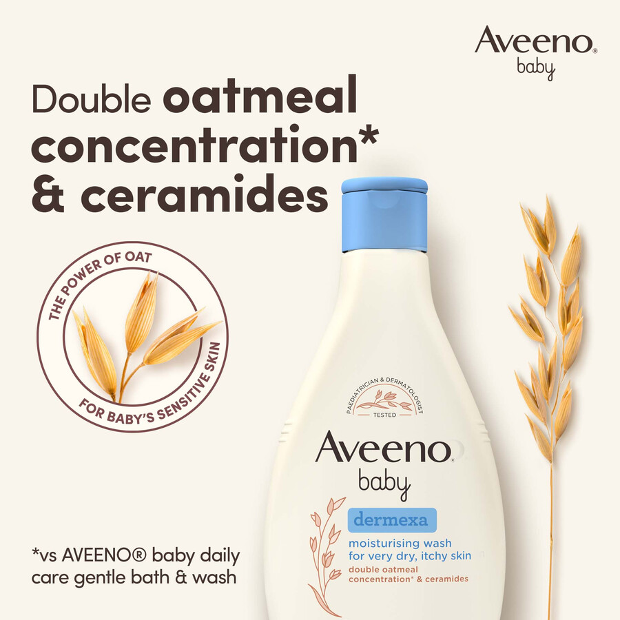 dermexa baby body feuchtigkeitsspendendes waschgel aveeno baby