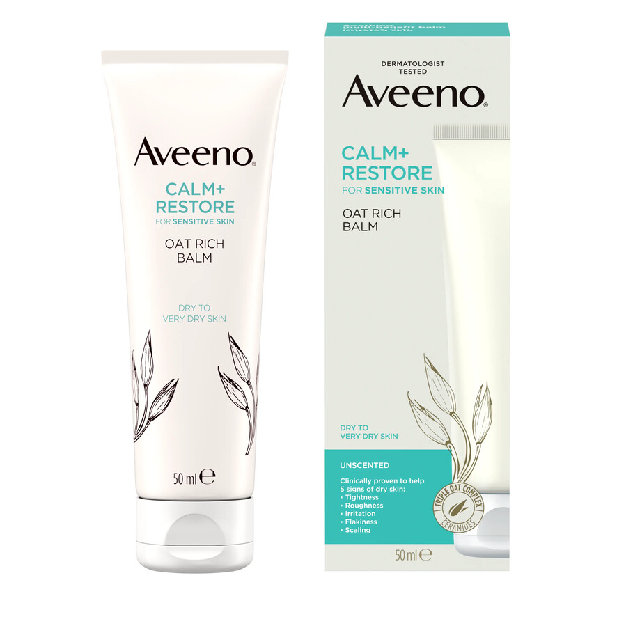 aveeno face calm restore haferreicher balsam aveeno