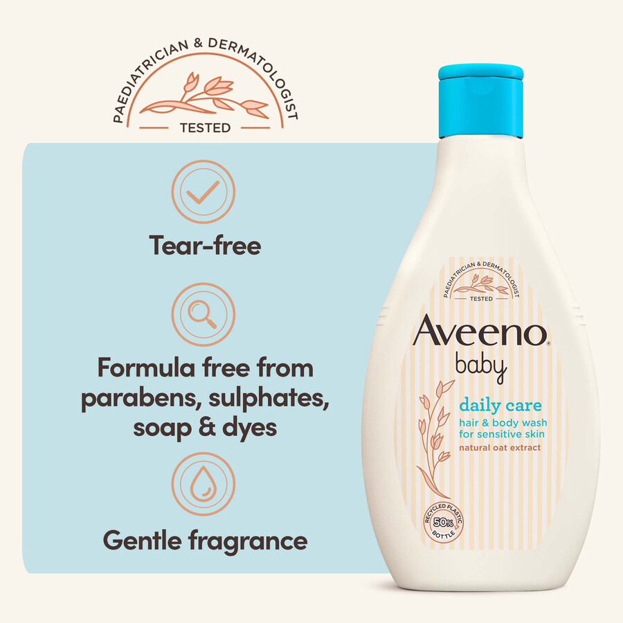aveeno baby daily care haar- und körperwaschgel 250 ml aveeno