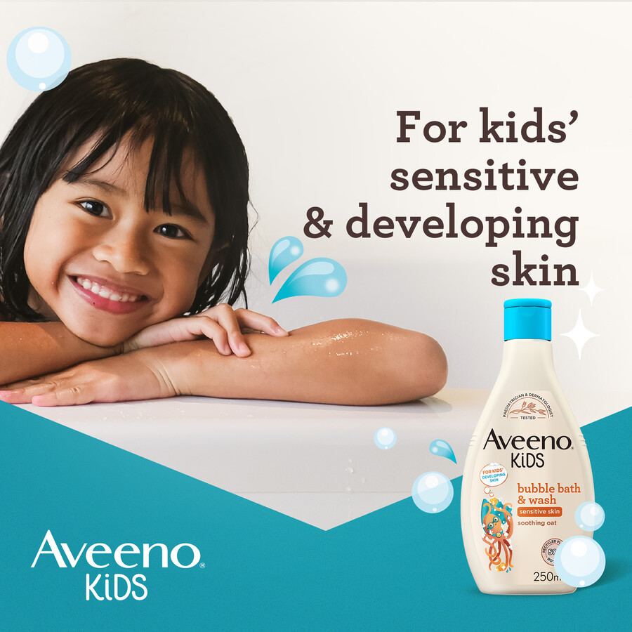 aveeno kinder-schaumbad duschgel 250 ml aveeno