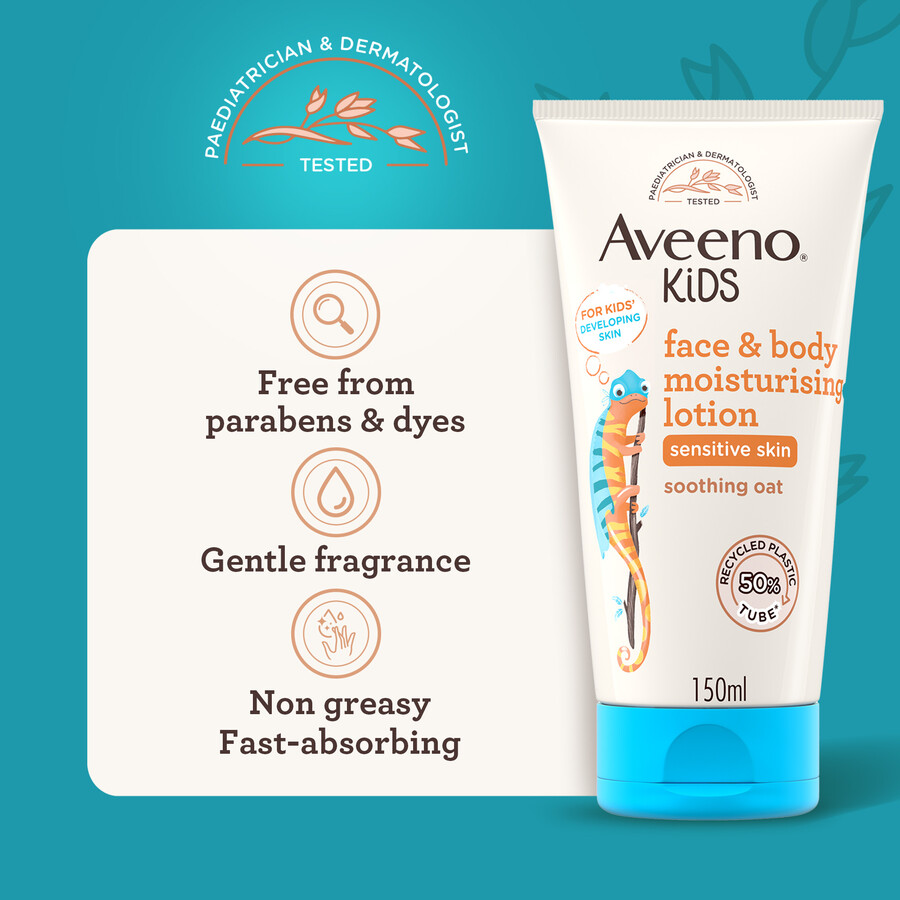 aveeno kids gesichts- kÖrperlotion 150 ml aveeno