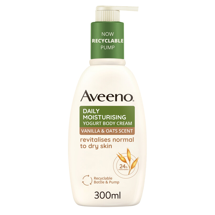 tägliche feuchtigkeitscreme mit joghurt – vanille hafer aveeno