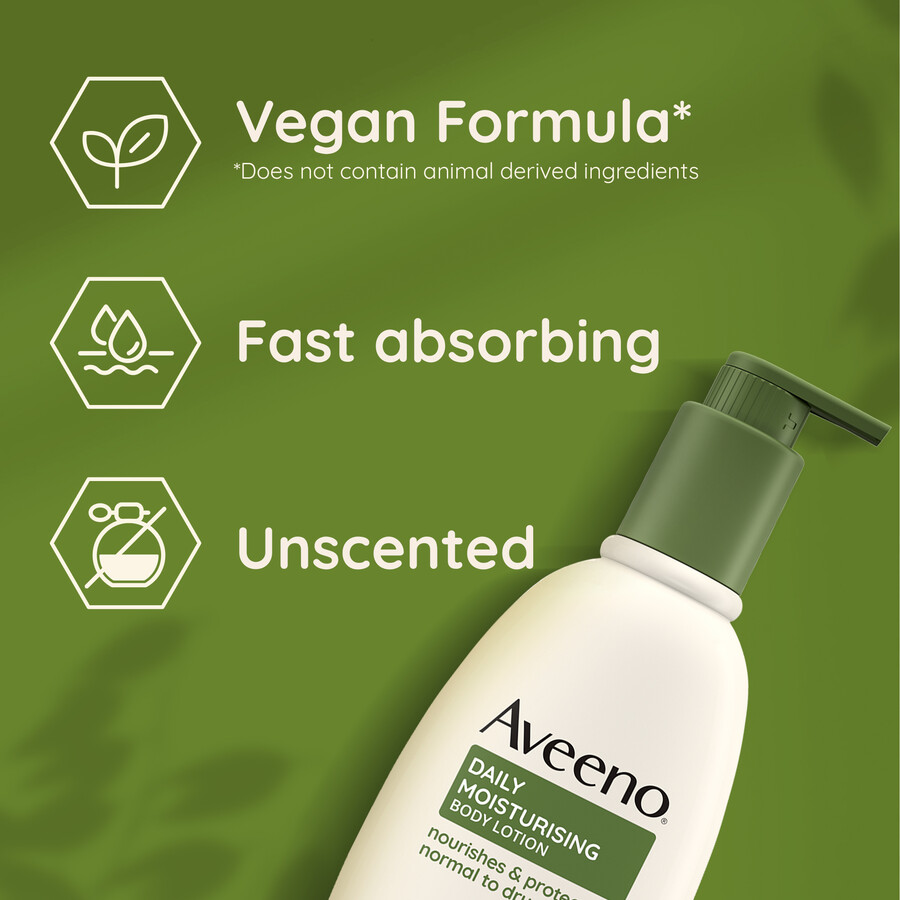 tägliche feuchtigkeitslotion für die hautpflege aveeno