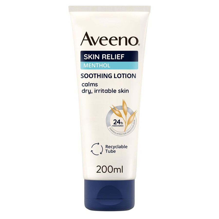 hautberuhigende lotion mit menthol aveeno