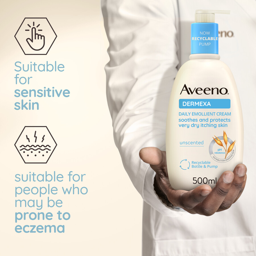 dermexa tägliche feuchtigkeitscreme für sofortigen komfort aveeno