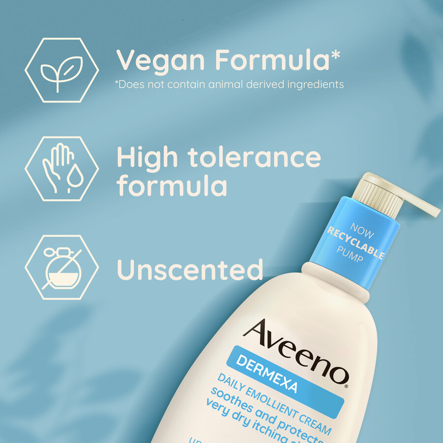 dermexa tägliche feuchtigkeitscreme für sofortigen komfort aveeno