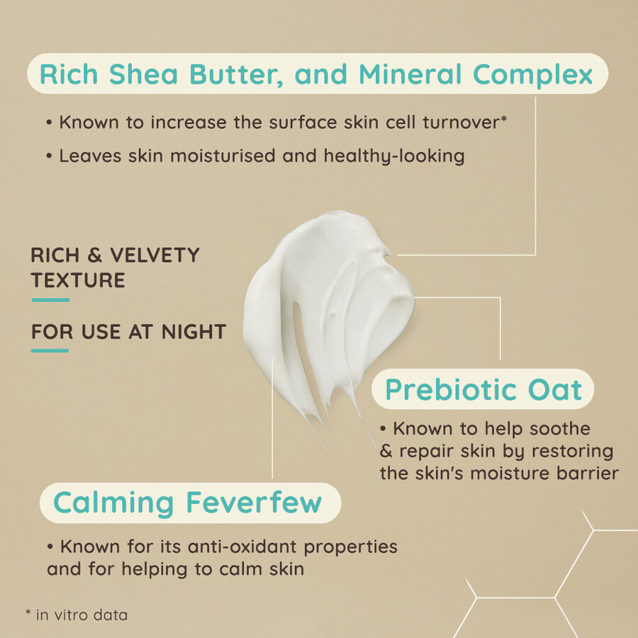 aveeno face calm restore feuchtigkeitsspendende nachtcreme aveeno