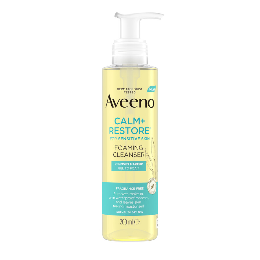 aveeno calmrestore schaumreiniger 200ml – für empfindliche haut