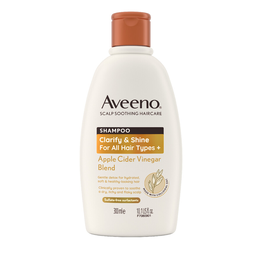 aveeno clarify shine apfelessig-shampoo aveeno