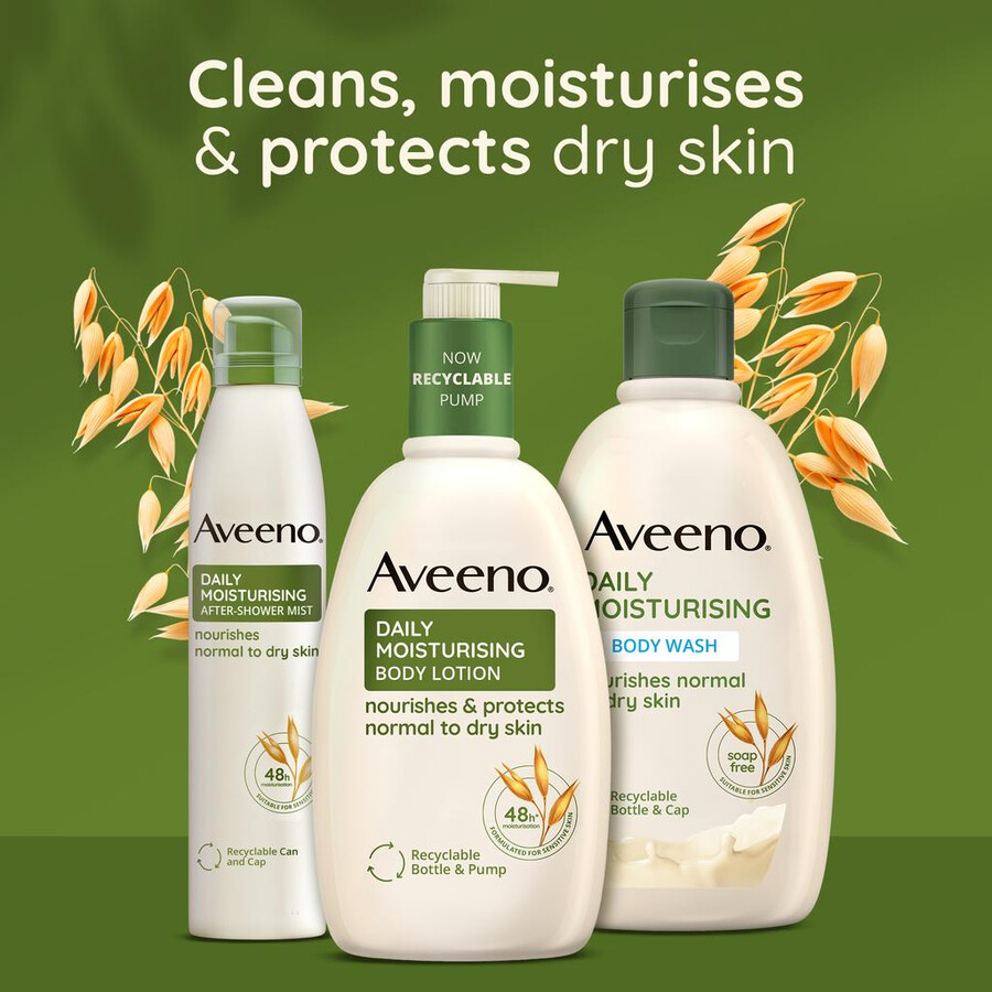 tägliches feuchtigkeitsspray nach dem duschen aveeno