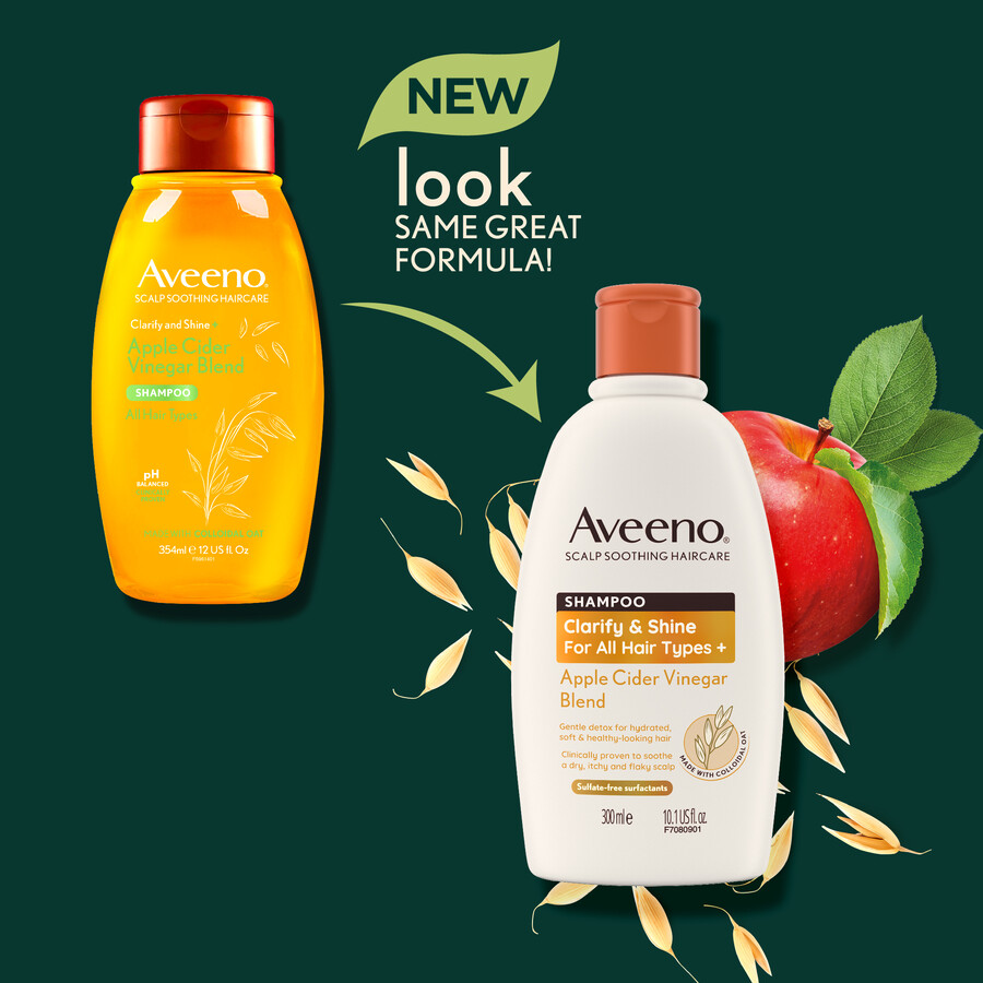 clarify shine apfelessig-spülung aveeno