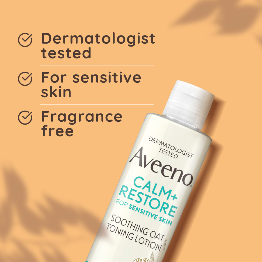 aveeno calm restore beruhigende tonische lotion aveeno