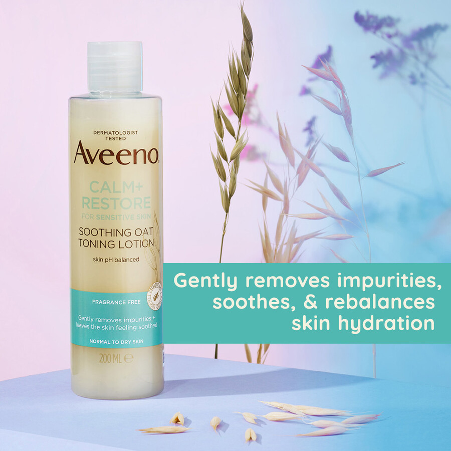 aveeno calm restore beruhigende tonische lotion aveeno