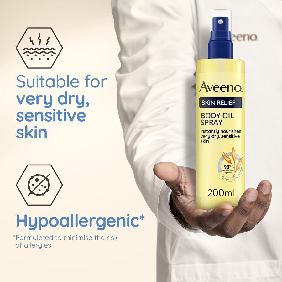 aveeno hautberuhigendes körperöl-spray aveeno