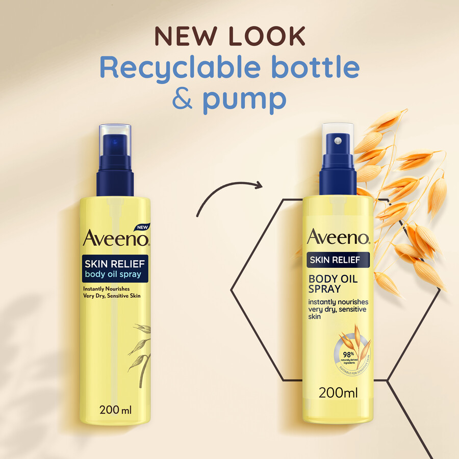 aveeno hautberuhigendes körperöl-spray aveeno